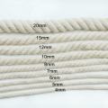 Manufacturers Export 3mm Natural Twist Cotton Macrame Cord Rope